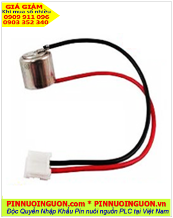 Pin Sanyo CR1/3N _ Pin CR1/3N lithium 3v; Pin nuôi nguồn PLC Sanyo CR1/3N 170mAh lithium 3v chính hãng /Xuất xứ NHẬT 